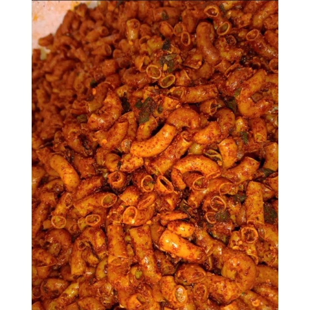 

COD Makaroni cikruh pedas 500 gram/ Makanan ringan / Jajanan /Oleh oleh / Snack /Cemilan /Kriuk /Renyah/gurih