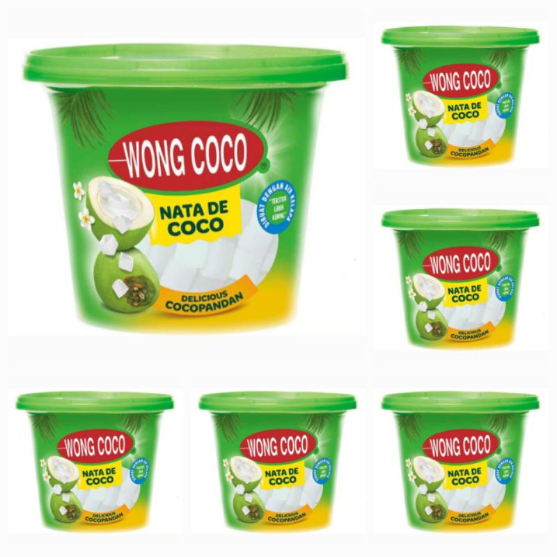 

Wong Coco Nata De Coco Delicius Cocopandan Sari Kelapa Dengan Rasa Cocopandan 1000 GR