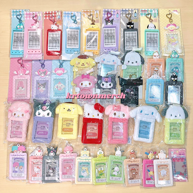 

[READY STOCK] SANRIO JAPAN | Angel Series Photocard Holder / Fluffy Trading Card Keyring / Custom Acrylic Card Holder / Connectable Trading Card Holder / Deco Frame Set / Kuromi Korea Original Photo Enjoy Idol Decoden Aurora Hologram Toploader