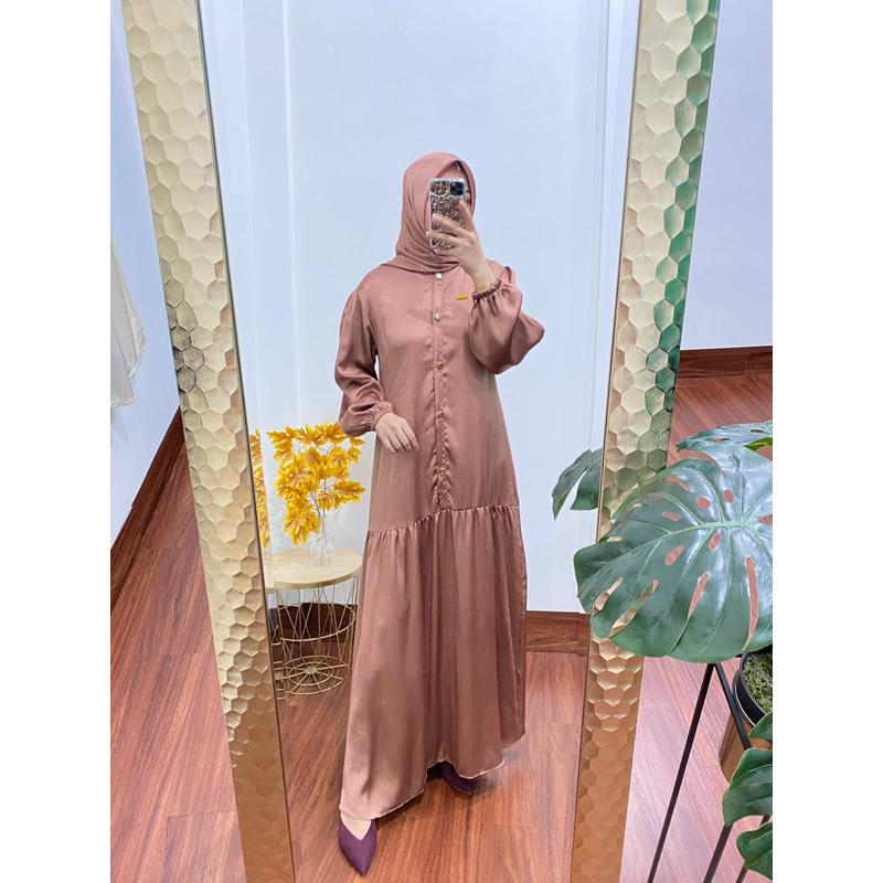 Dress shimmer set hijab