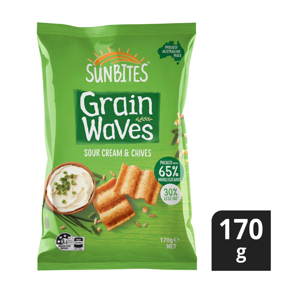 

Sunbites Grain Waves Chips 170g Australia