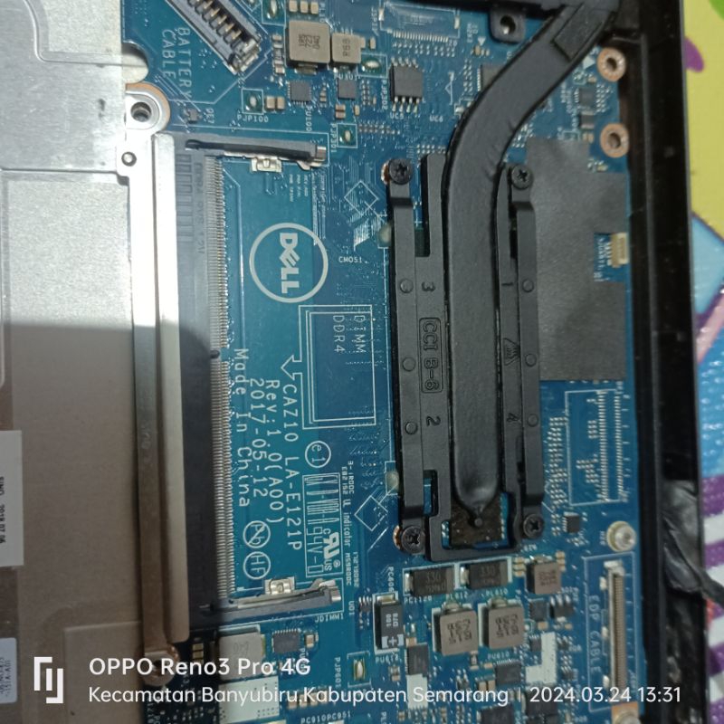 Motherboard Dell Latitude 7280 E7280 Core i5 Gen8 LA-E122P