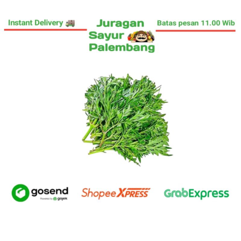 

Sayur Daun Kenikir Per Ikat - Juragan Sayur Palembang