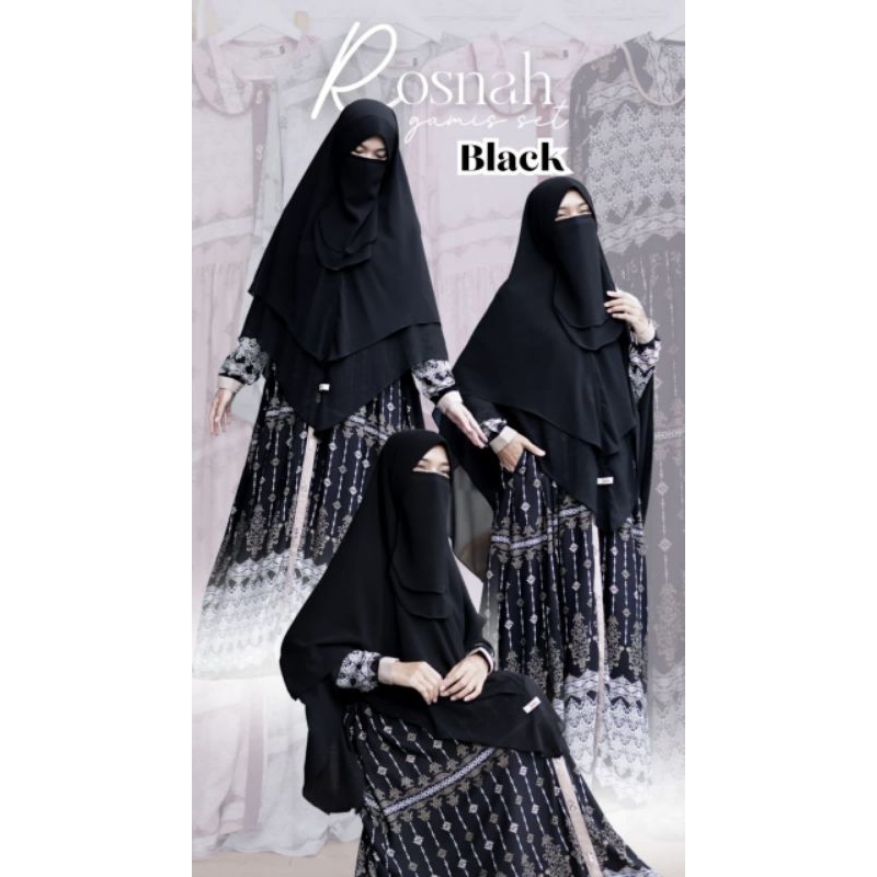 Gamis Rosnah Set By Gerai Mika