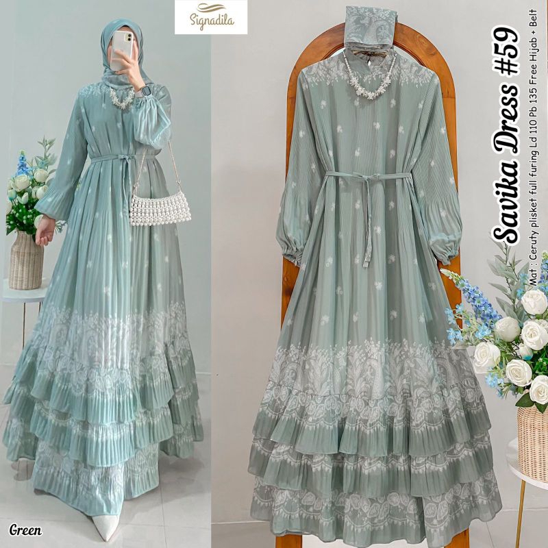 GAMIS SAVIKA DRESS #59  BY SIGNADILA
