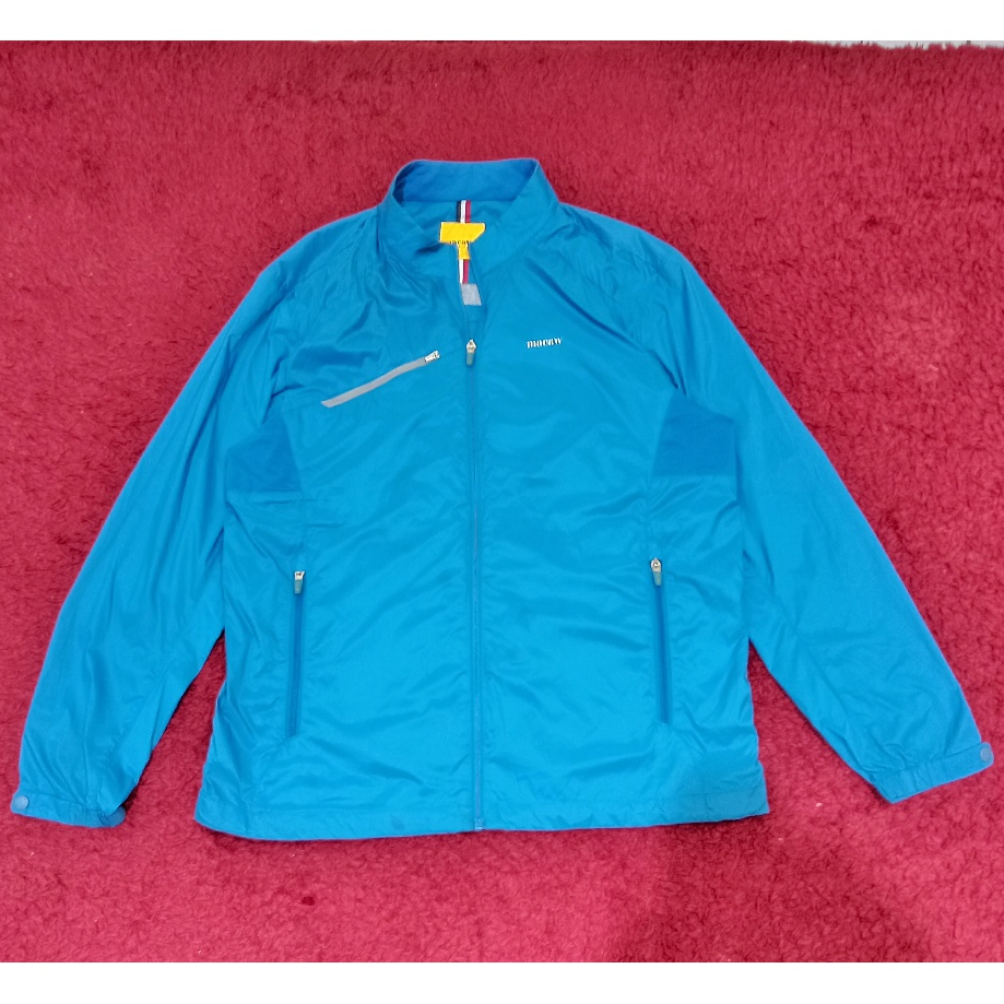 Jacket Running Windbraker Macaw Sport Slim Fit Size XL