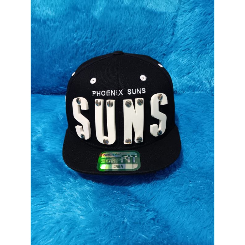 Topi snapback nba suns visor pendek
