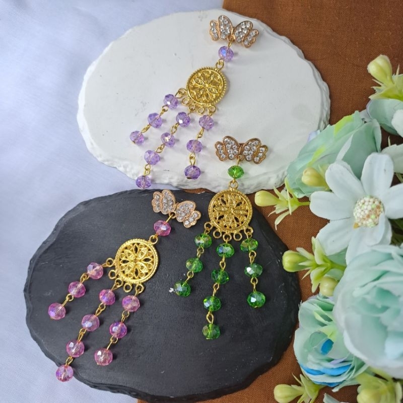 Bros juntai cantik // Bros dagu juntai mewah // Bros hijab juntai mewah // Bros hijab