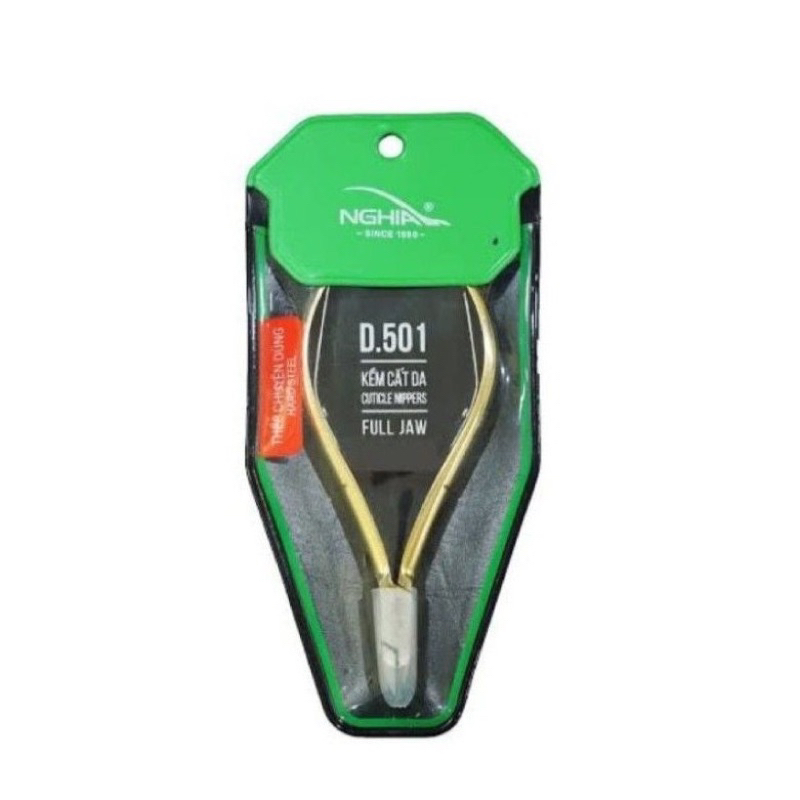 NGHIA CUTICLE NIPPER D.501 GUNTING KUTIKULA FULL JAW FOR MANICURE PEDICURE