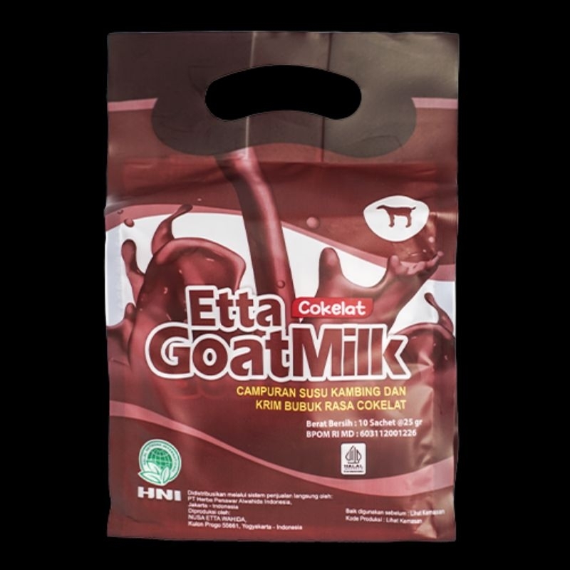 

Etta Goat Milk Cokelat - EGM Cokelat HNI HPAI isi 10sachet @25gr