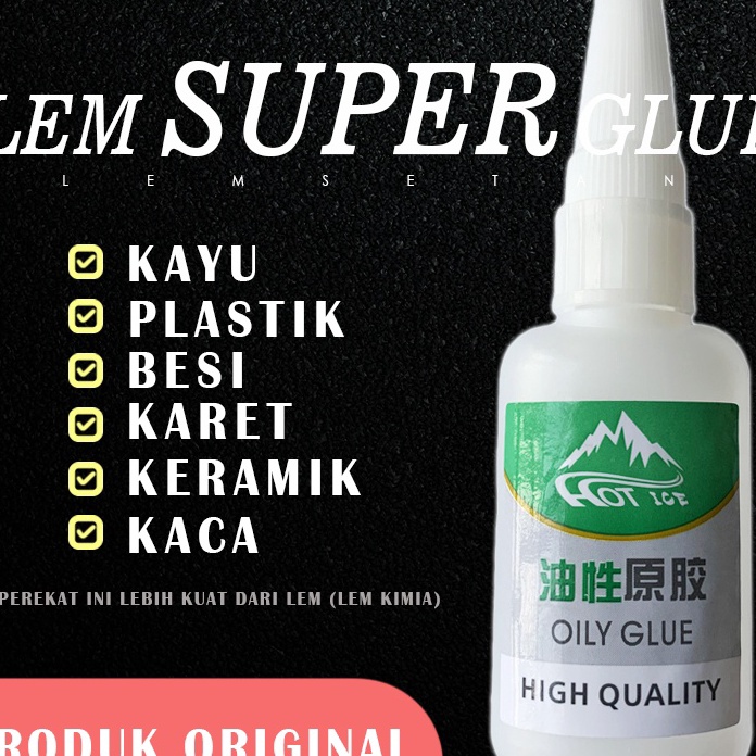 

Penjualan TerbaikCOD Lem Super Glue Serbaguna Cairan Super Perekat Kuat Lem Korea G Lem Sepatu Lem Setan