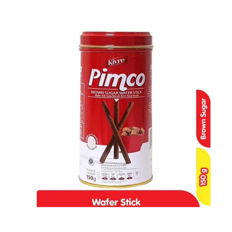 

Pimco Brown Sugar Wafer Stik Vanila Kaleng