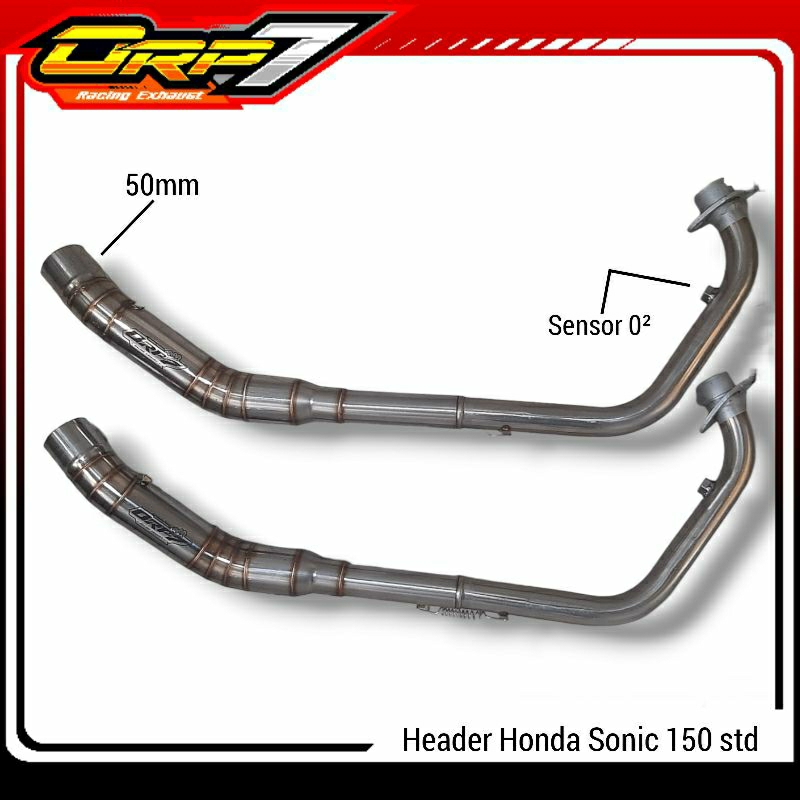 LEHER KNALPOT HEADER KNALPOT SONIC150 STANDAR
