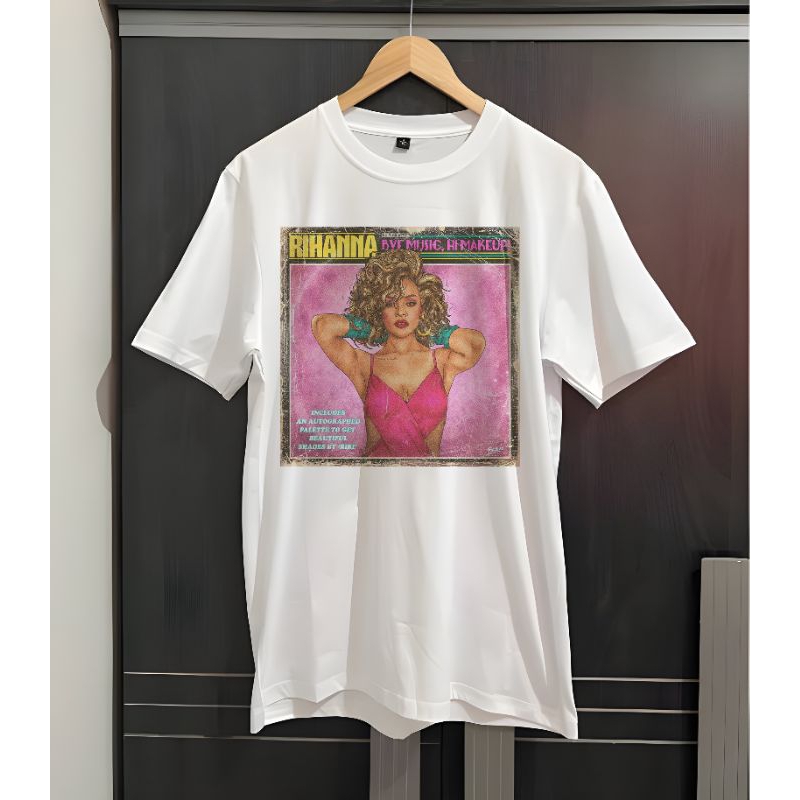 RIHANNA VINTAGE T-SHIRT COVER RETRO ART