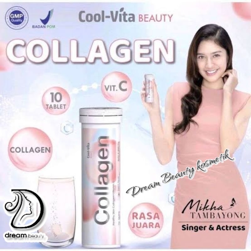 Cool-Vita Collagen Healthy skin isi 10 tablet & 20 Tablet / Suplemen / Collagen Drink