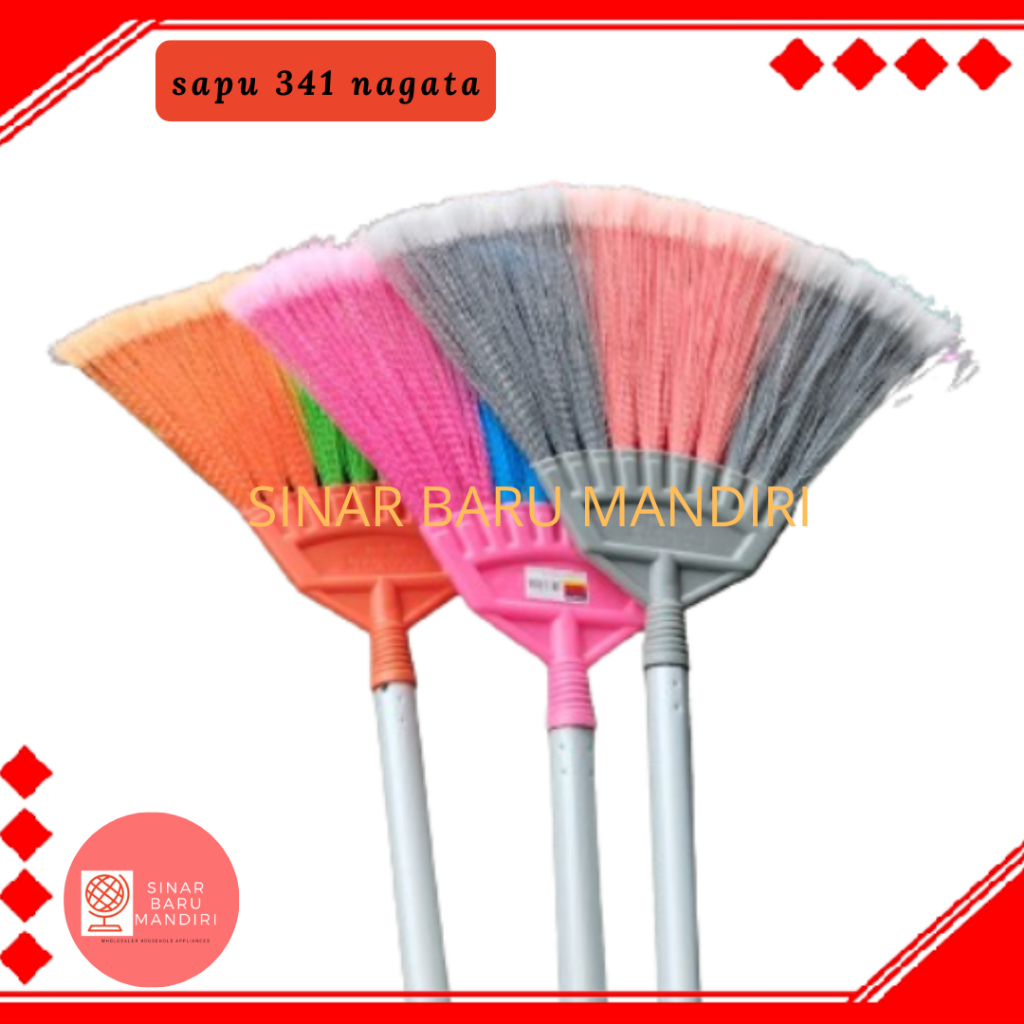 Sapu Lantai Plastik 341 nagata / Sapu Lantai / Sapu Lantai Ringan / Sapu nagata