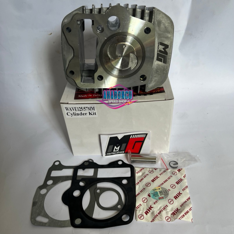 CYLINDER BLOK KIT BLOK SUPRA 125 SUPRA X 125 KARISMA 125 57 62 66 MG RACING  SUPRA