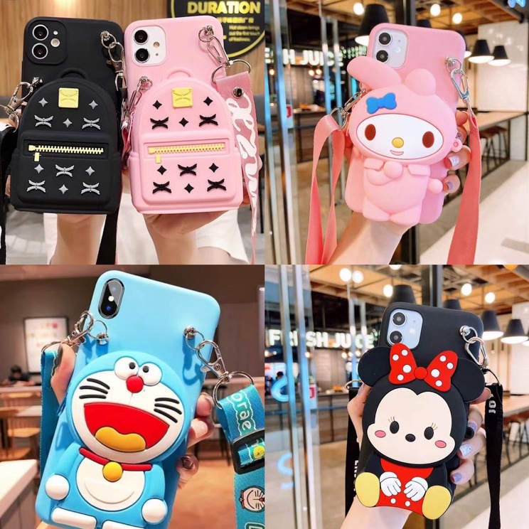 Pa SAMSUNG A11 A12 A22 A32 A52 A52S A72 A21S A31 A51 A71 4G 5G SOFTCASE SILIKON BONEKA KARAKTER 4D D