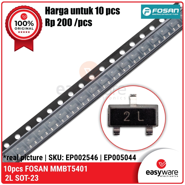 10x Transistor MMBT5401 2L SOT-23 Bipolar Transistor MMBT 5401