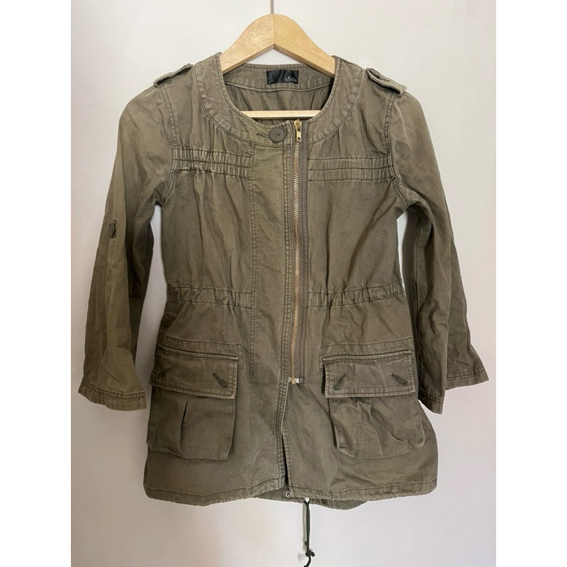 Preloved SFIDE Army Bomber Jacket