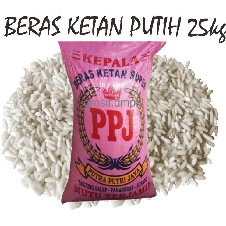 

BERAS KETAN SUPER NO1 25kg MEREK DS