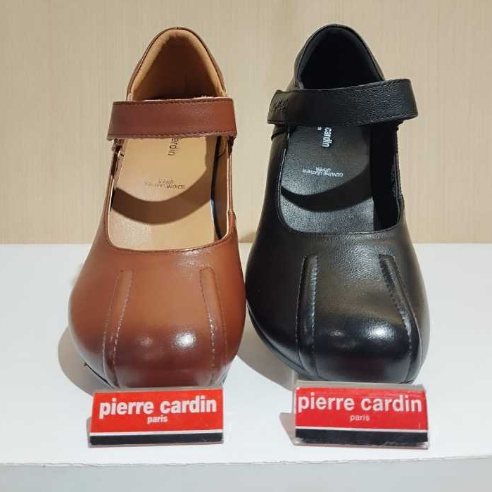 PIERRE CARDIN 1517 Sepatu Wanita Warna Black & Brown