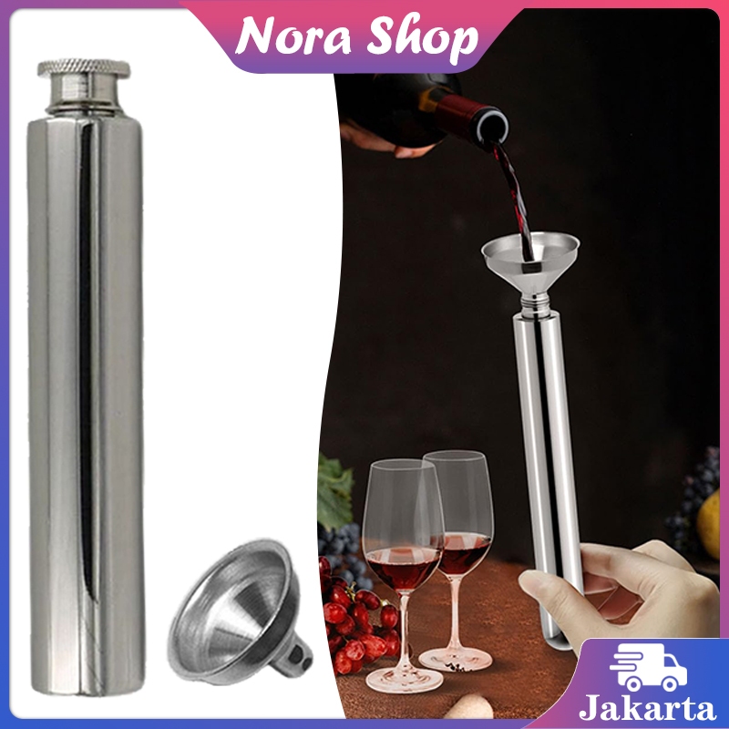 2oz Botol Hip Flask Wine Kecil Bahan Stainless Steel Flask Mini Portable Wine Flask