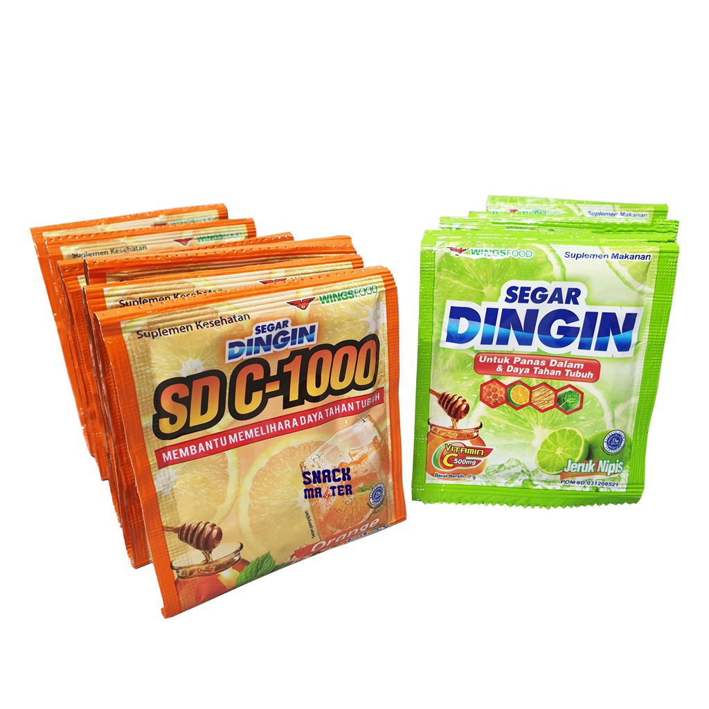 

Segar Dingin SDC-1000 Orange Jeruk Nipis 7g Panas Dalam 1 Renceng Isi 12 Sachet