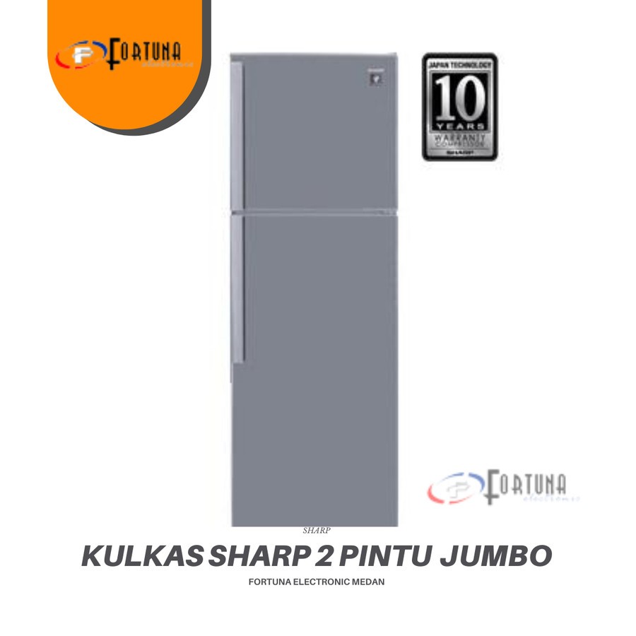 KULKAS SHARP 2 PINTU JUMBO SJ-420GPSD SJ-450GPSD (MEDAN)