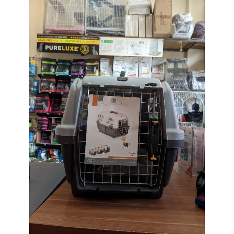 Pet Cargo Carrier Travel Skudo 3 Hewan Anjing/Kucing 60x40x39cm