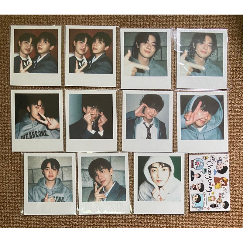 polaroid season greeting exo 2024 suho xiumin chanyeol