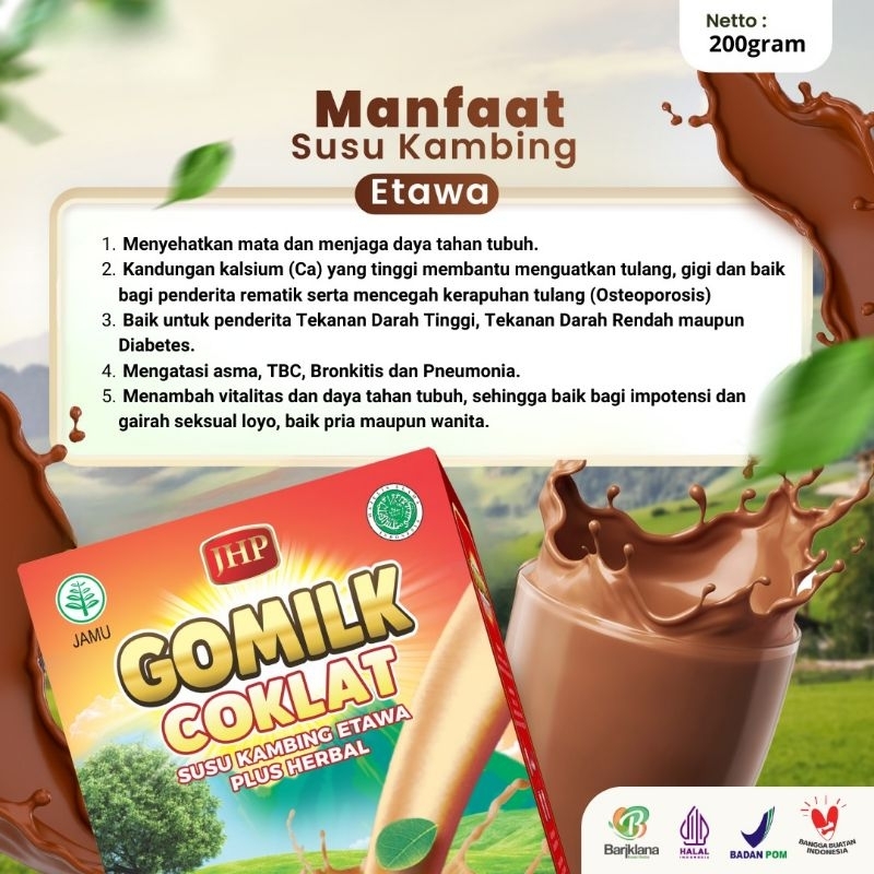 

Gomilk Susu Kambing Etawa Plus Herbal
