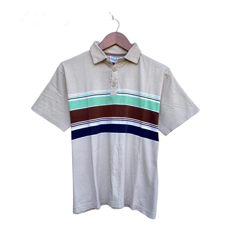 RUGBY SHIRT STRIPE NATURAL GARAGE