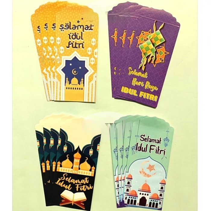 

(1 Box Isi 50) Amplop Lebaran Idul Fitri Perpak Isi 50 Pcs / Angpau Lebaran Idul Fitri Tahun Baru Hijriyah Motif Gambar