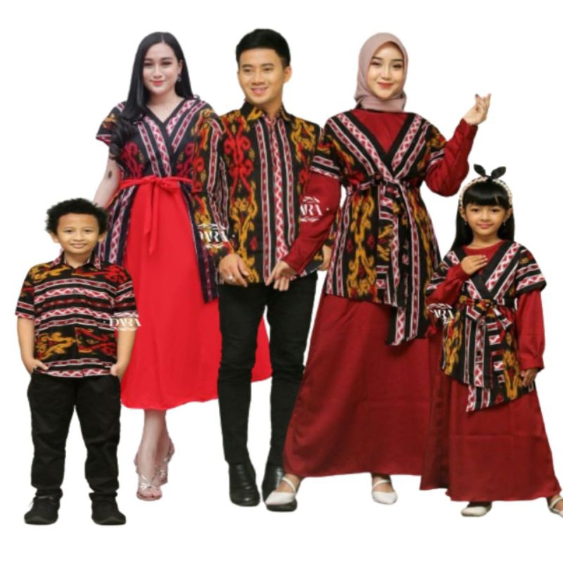 Couple Gamis Ayamia Motif Songket Tenun Jumbo Ld 120