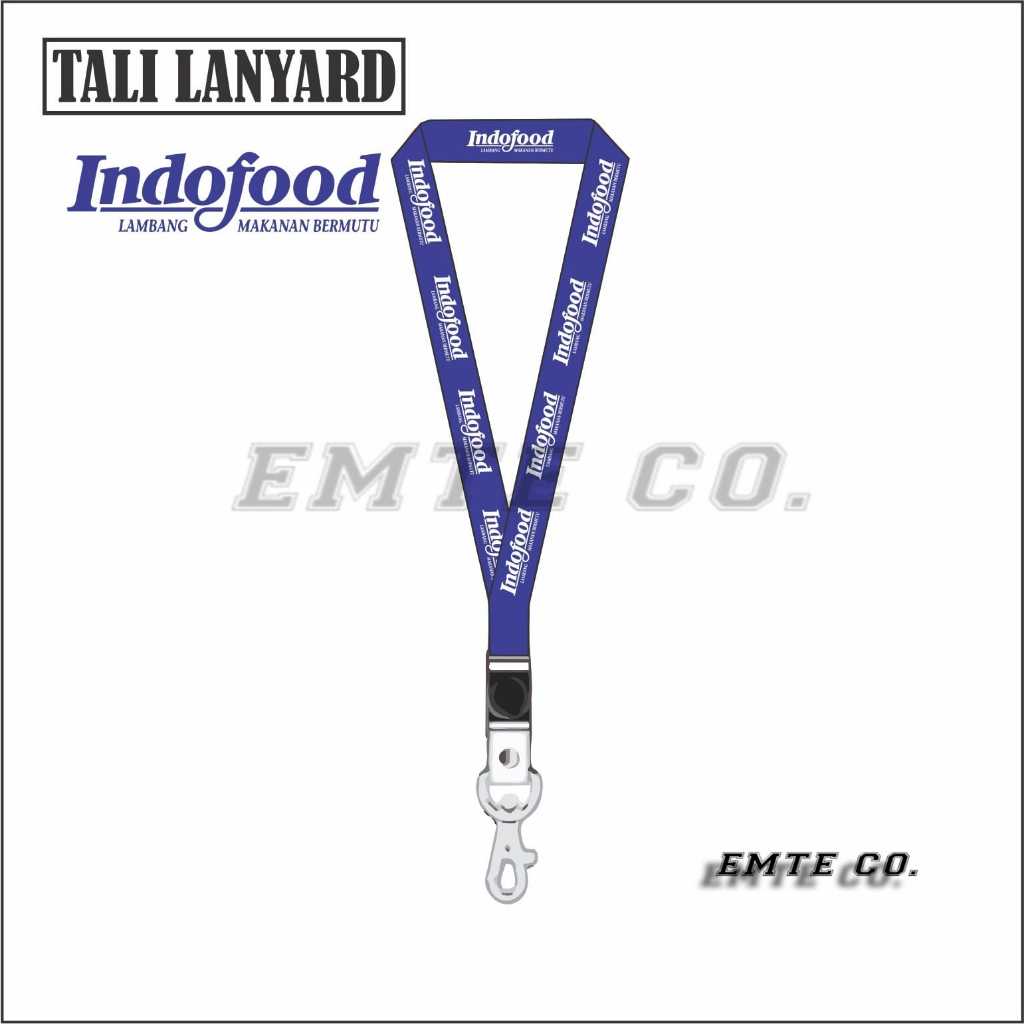 

LANYARD INDOFOOD TALI LANYARD ID CARD/GANTUNGAN HP