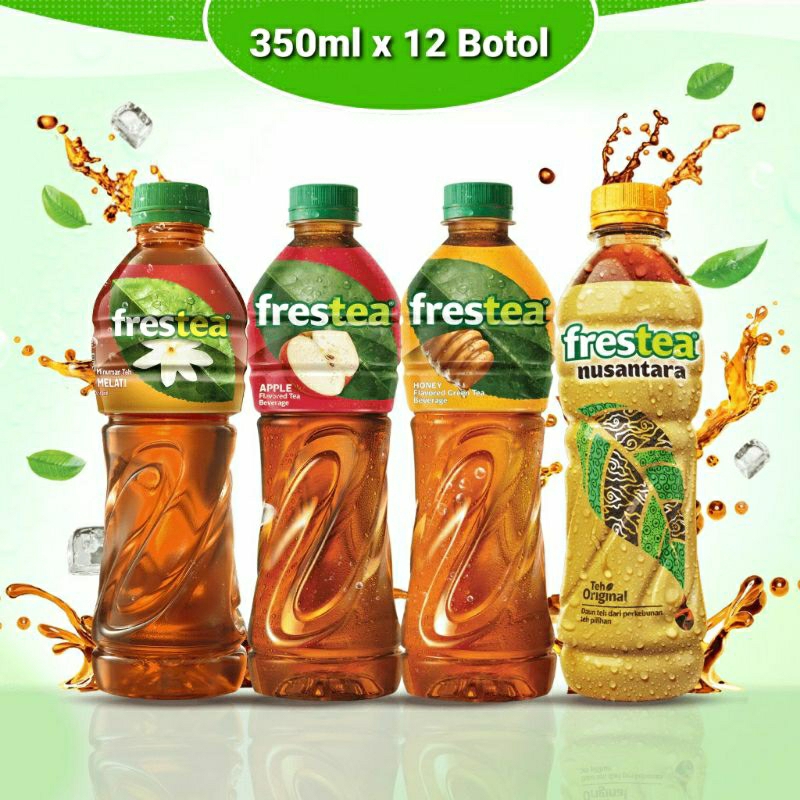 

{ORINS} FRESTEA 350ml isi 12 Botol Teh Melati Apel Madu