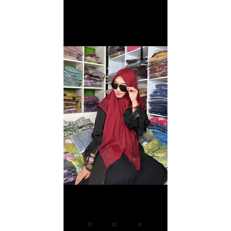jilbab permata by Alwiyya Fashion
