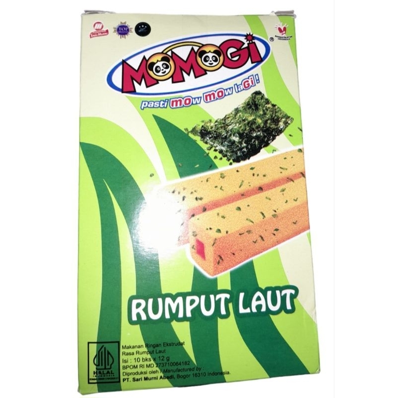 

Momogi Rumput laut 1 box 12 gram x 10 pcs