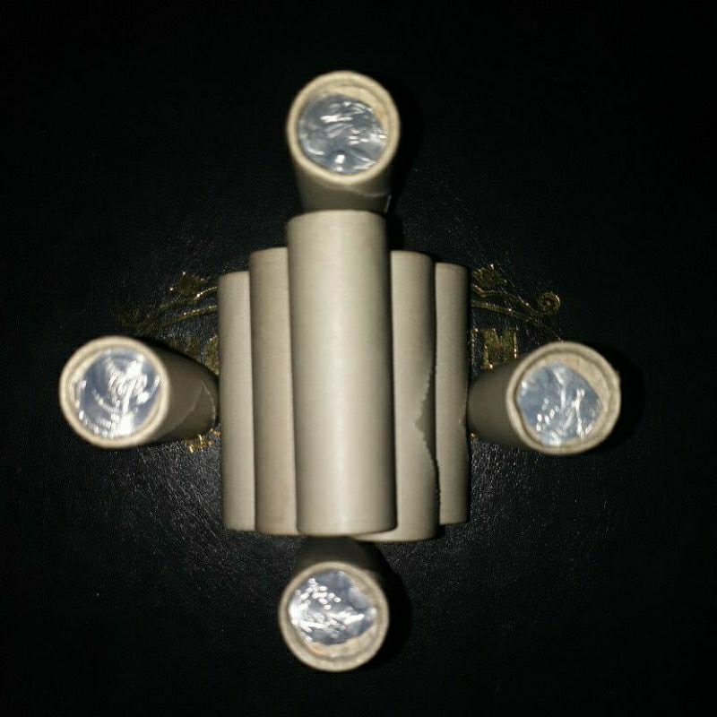 Koin 25 Rupiah Pala Kondisi Roll