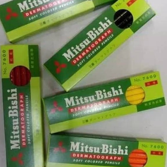 

STAR Pensil Pencil Kaca mitsubishi Dermatograph Warna