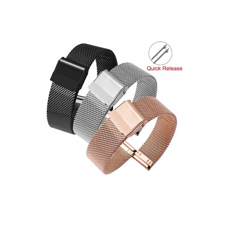 DKF STRAP ANTI KARAT - Rantai Pasir Tali jam tangan Daniel Wellington Mesh Strap Rantai Pasir apple 