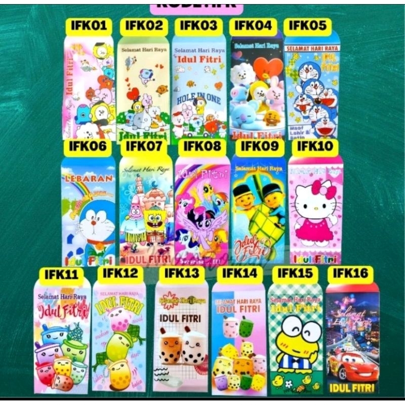 

amlop lebaran idul fitri ukuran jumbo1pack isi 10 lembar