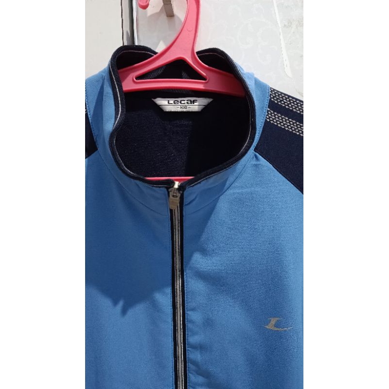 Jaket LECAF Biru Original Like new