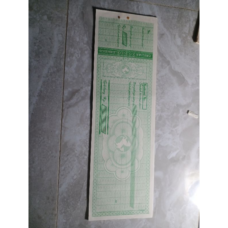 

Kwitansi Lama Tahun 19 san (S148)