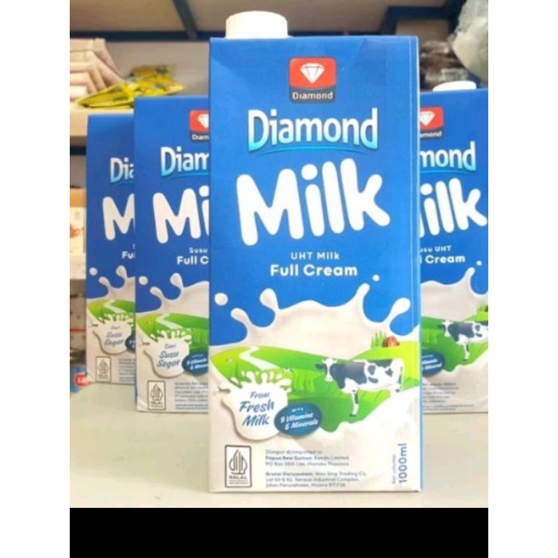 

Susu UHT Diamond 1liter / 1000ml fullcream tidak freshmilk