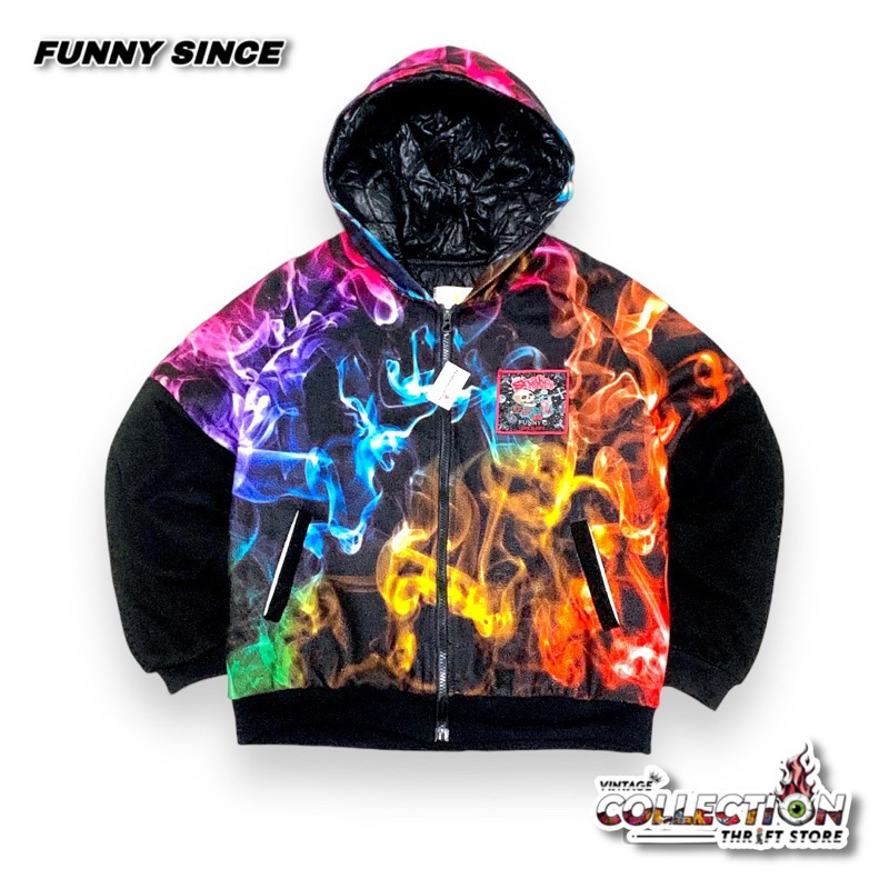 JAKET VINTAGE BOXY  FUNNY SINCE ORIGIN IN JAPAN