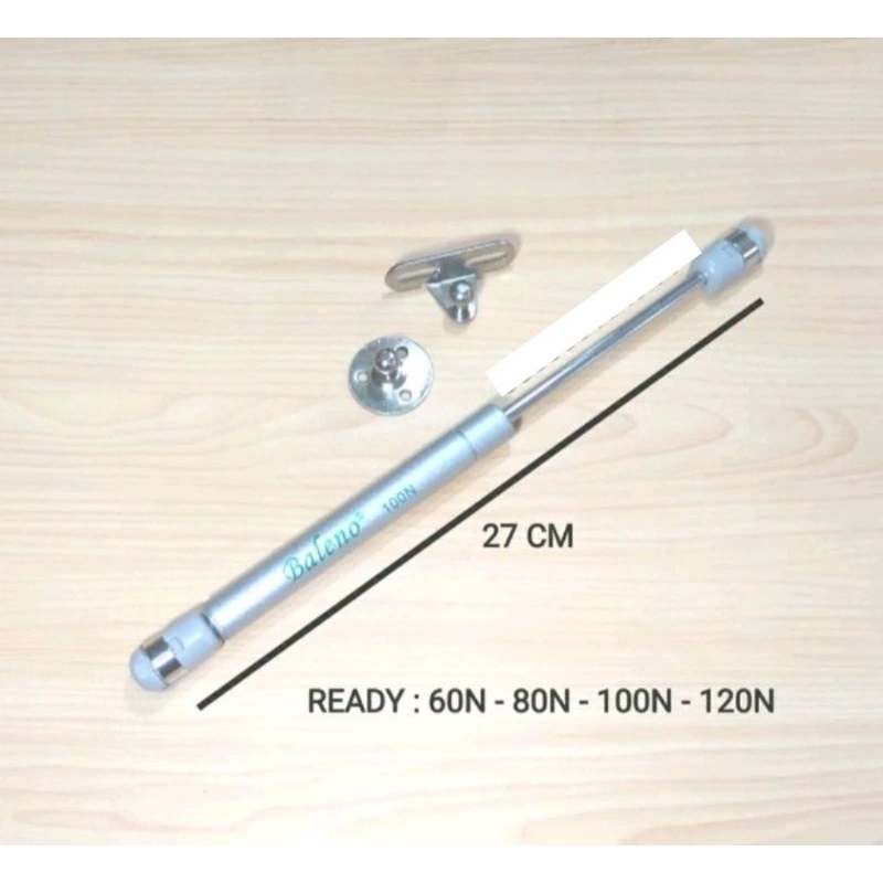Hidrolik BALENO / Gaspring Pintu Buka Atas 27 cm