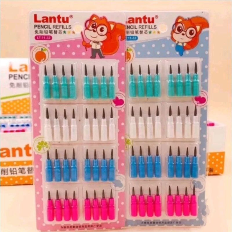 

(1 Card = 32pcs Kecil) Isi Pensil Lantu / Isi Pensil Susun / Refill Lantu / Isi Ulang Pencil