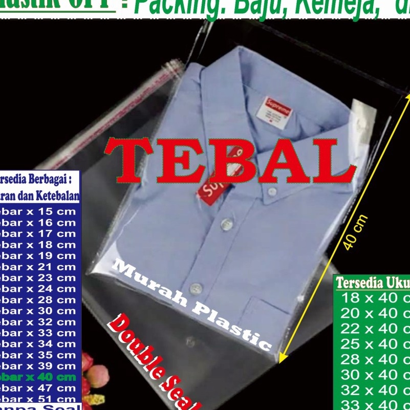 

COD PLASTIK OPP LEM 135X4 18X4 2X4 22X4 25X4 28X4 3X4 32X4 33X4 35X4 isi 1 pcs
